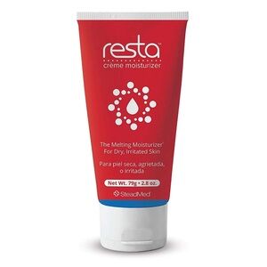 Resta melting moisturizer for dry irritated skin. Waterproof and last for 12hrs